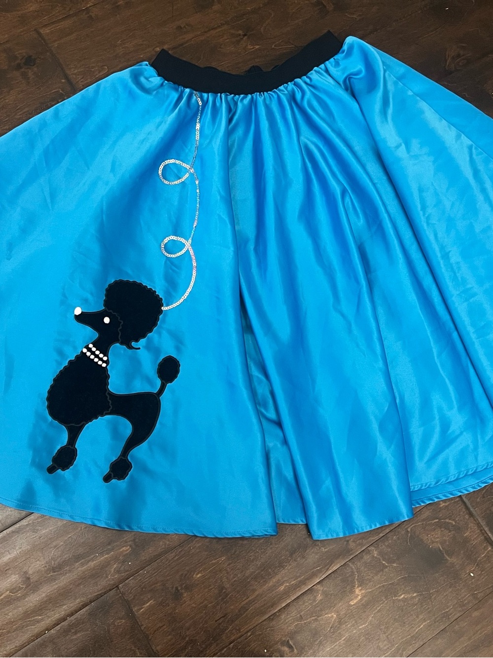 Blue poodle skirt